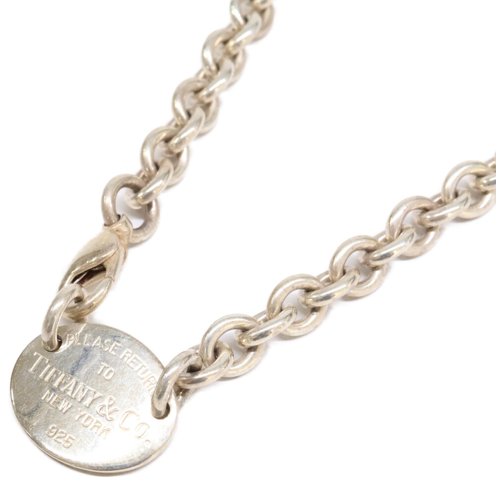 TIFFANY&Co. Tiffany Return to Oval Tag Choker 925 - Silver Women's